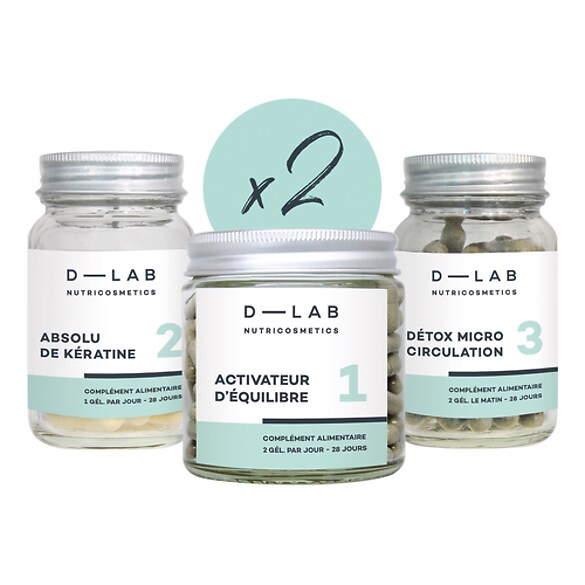 Programme Masse Capillaire - Complément alimentaire Cheveux, D-LAB NUTRICOSMETICS